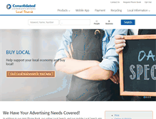 Tablet Screenshot of consolidatedlocal.com